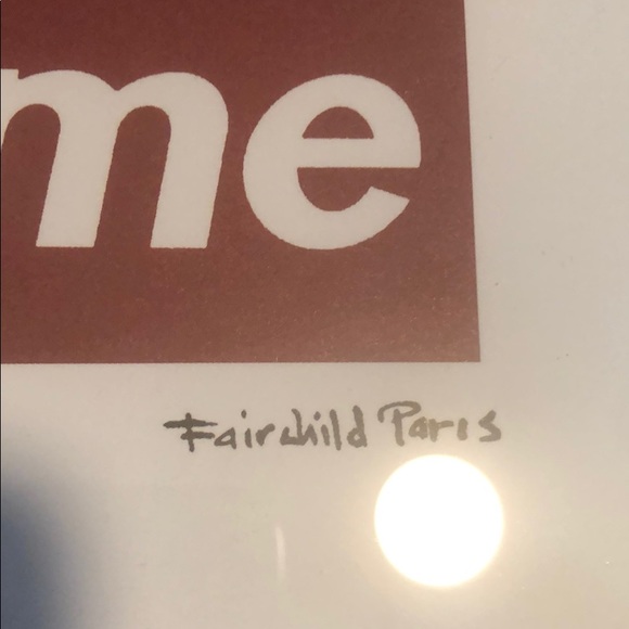 Supreme x Fairchild Paris Framed Print - Picture 2 of 4